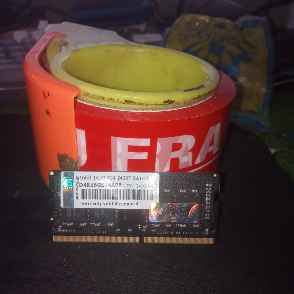Memory Ram Sodim Laptop  / RAM DDR4 16GB 2666MHz Bekas 2nd Copotan