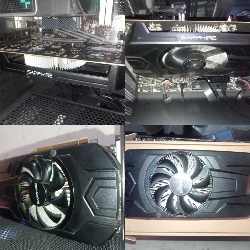 VGA Sapphire AMD RX 460 2GB Single Fan GDDR5 128Bit Bekas Second