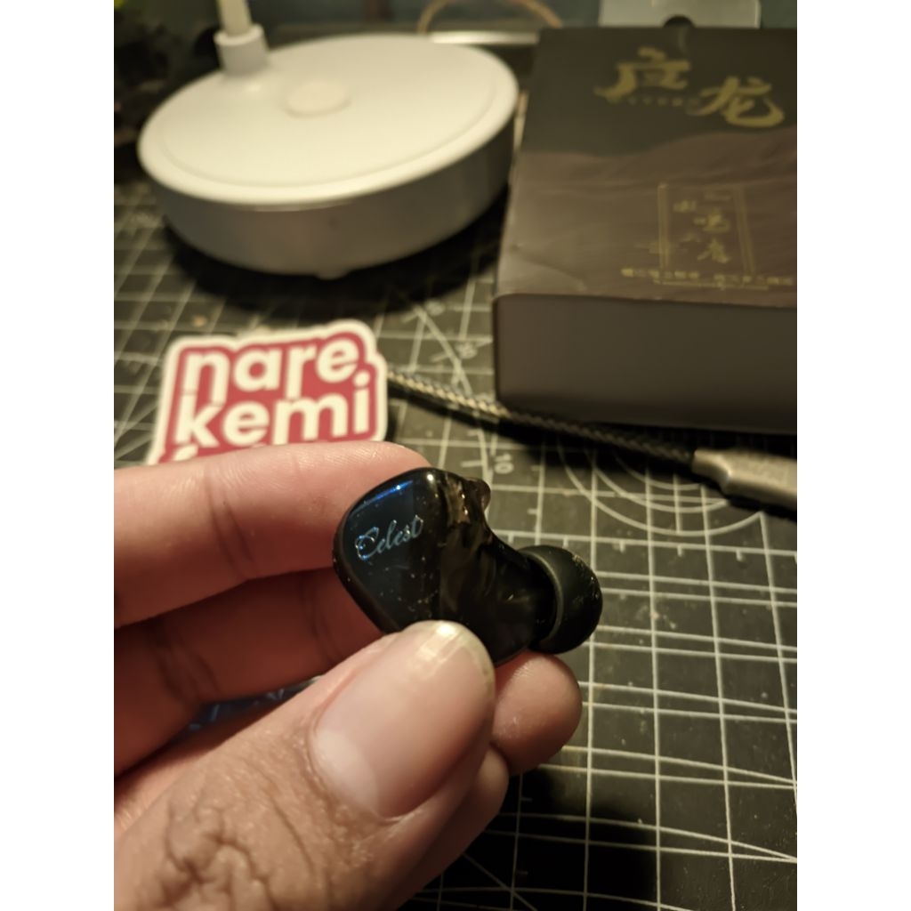 Preloved IEM Kinera Wyvern Black Kanan (Satuan)