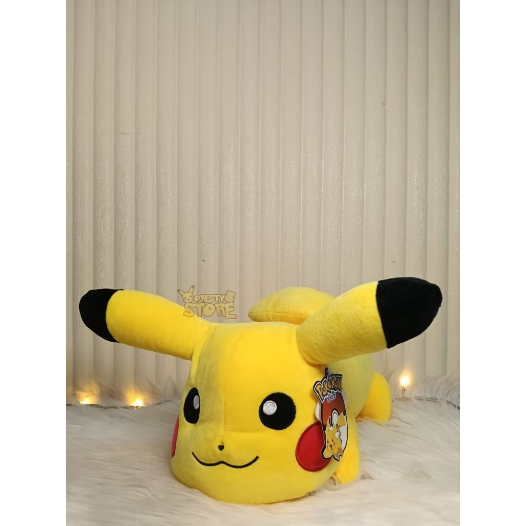 Boneka Pokemon Pikachu Laying Down - Pokemon by Aoger