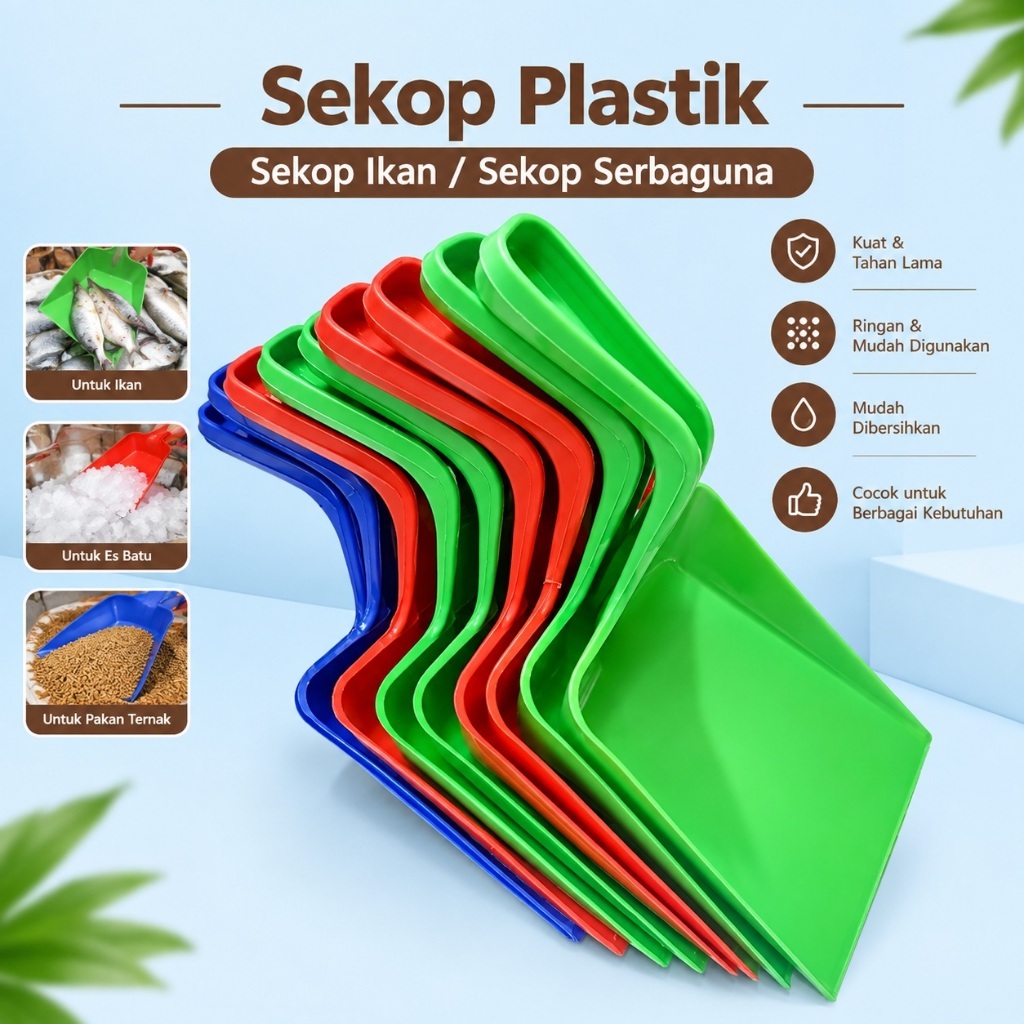 Sekop Plastik  / Sekop Ikan / Sekop Serbaguna /Sekop Kotoran