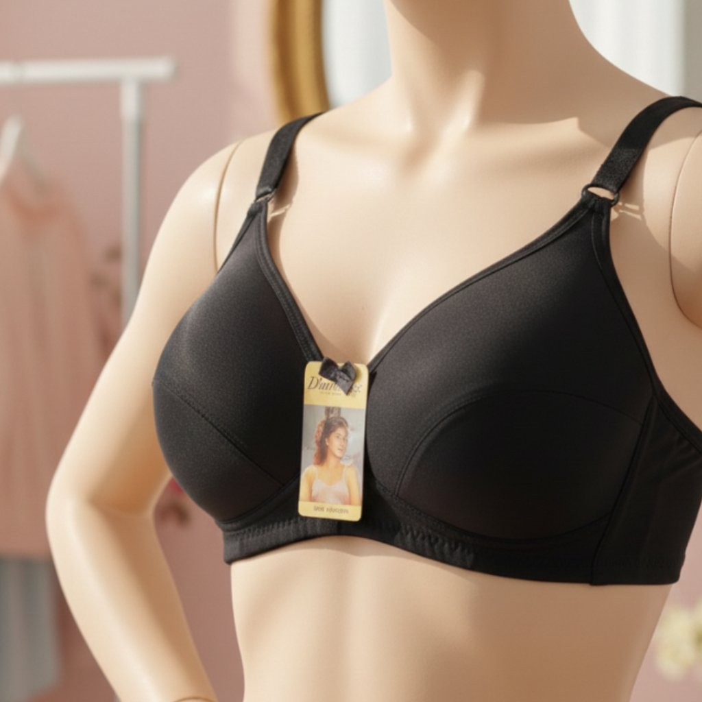 Diana Rose - Bra Wanita Tanpa Kawat BH Tanpa Busa Bahan Halus Nyaman Dipakai Ukuran 34–38