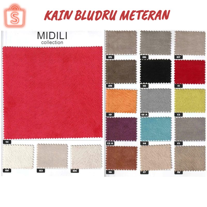 KAIN SOFA MIDILI // KAIN SOFA LEMBUT // KAIN VELVET POLOS KURSI SOFA // KAIN SOFA METERAN