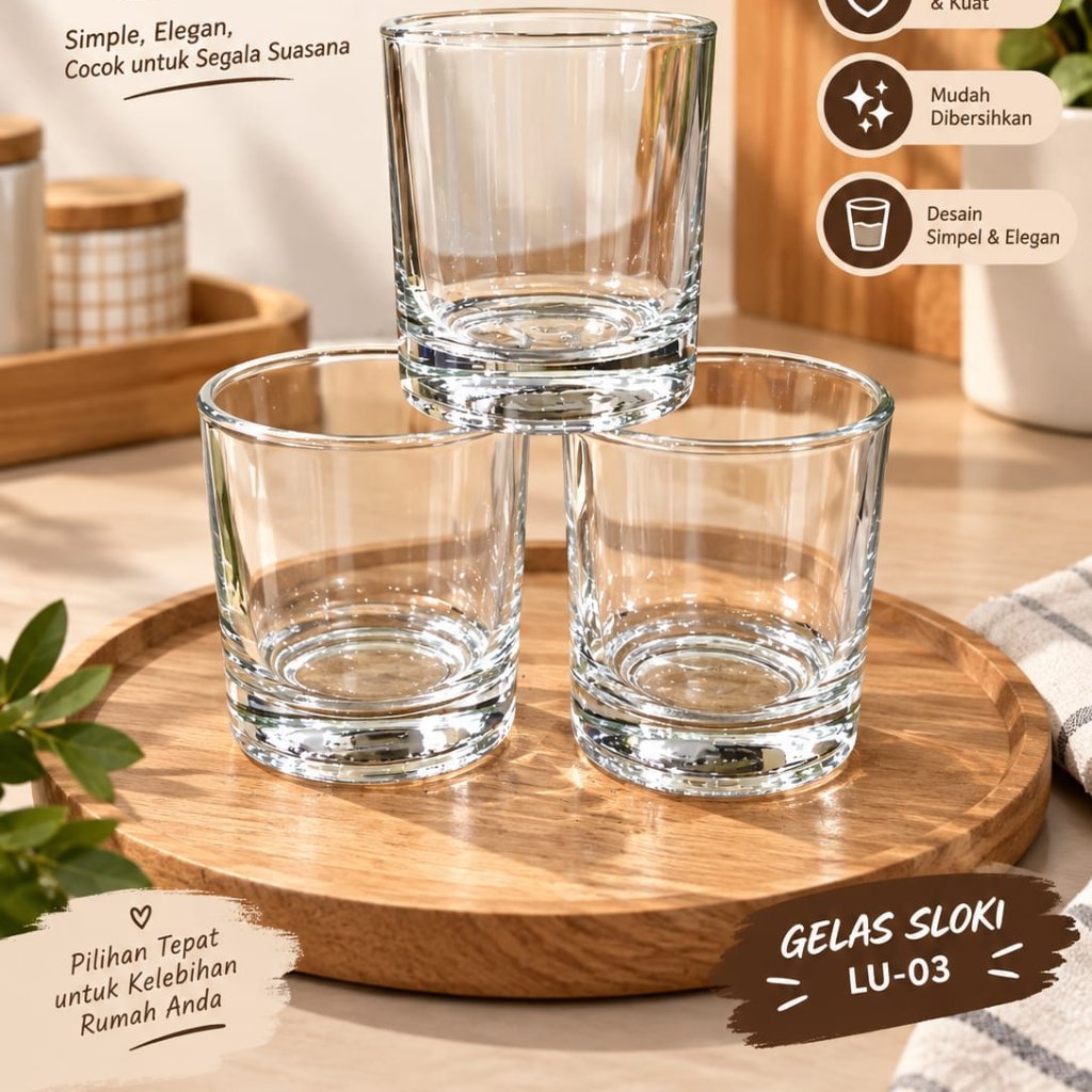 GELAS SLOKI LU-03/GELAS SLOKI ORION
