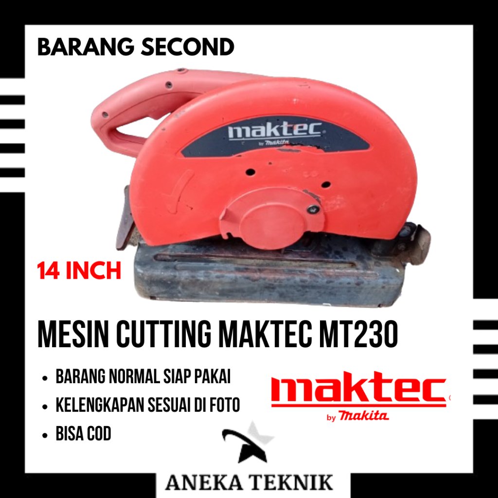 Mesin Potong Besi Maktec 14 Inch / Cut Off Maktec MT240