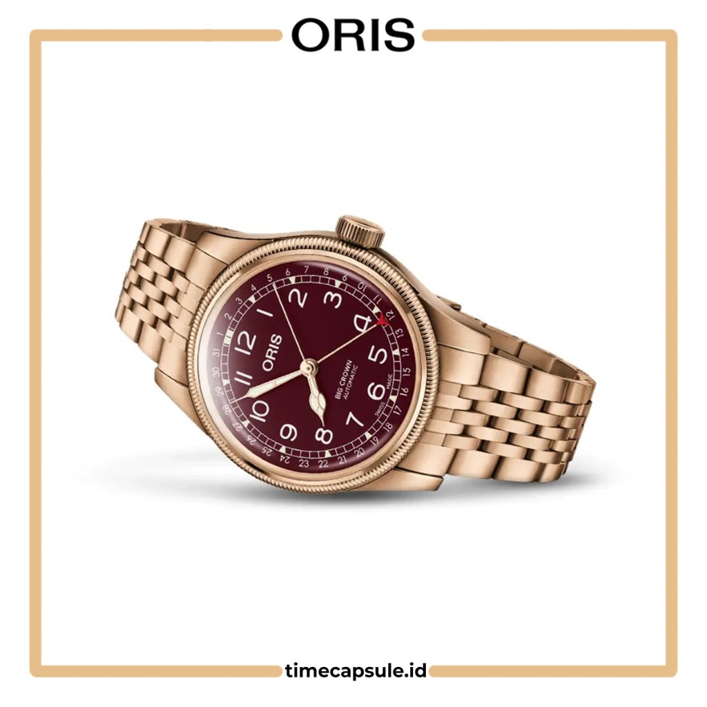Jam Tangan ORIS Big Crown Bronze Pointer Date 754 7741 3168 Bronze Bracelet Men's Watch