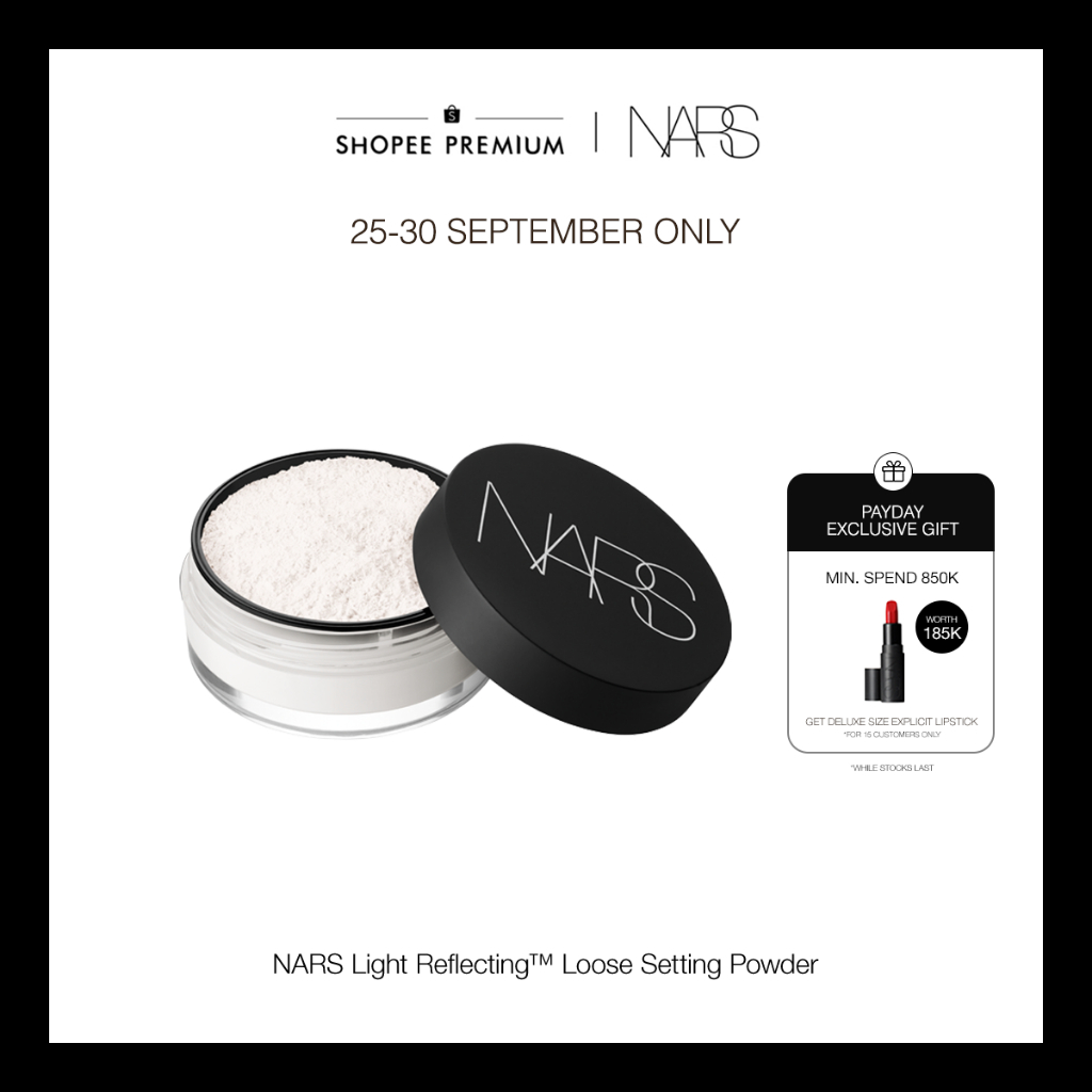 NARS Light Reflecting™ Setting Powder Loose Crystal - Mengunci makeup dengan hasil translucent