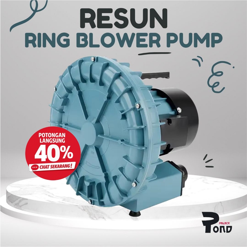 Pond Air Jet Pump Blower Turbo Tambak Kolam Resun GF 180 Watt 300LPM