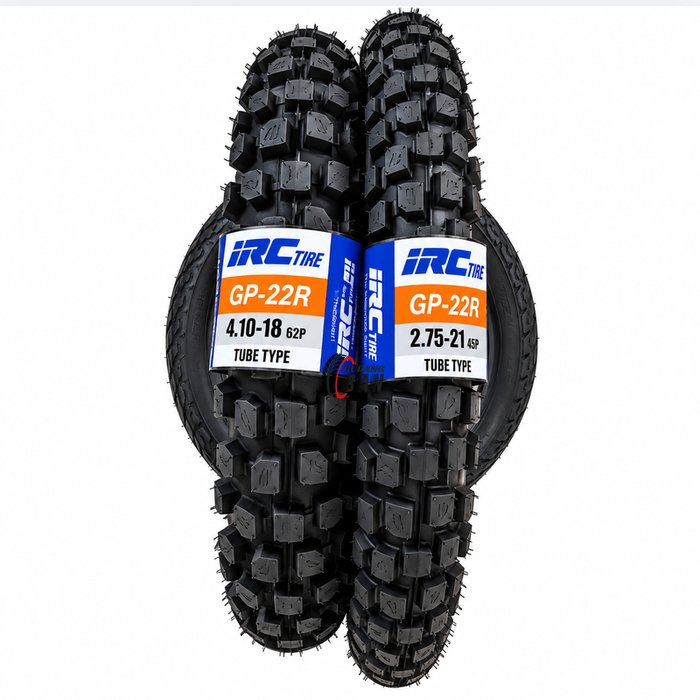 BAN MOTOR IRC TRAIL / SEMI TAHU ORIGINAL CRF KLX [ 410 - 18 GP21 / 275 - 21 GP22 ] TAHU RING 18 & 21