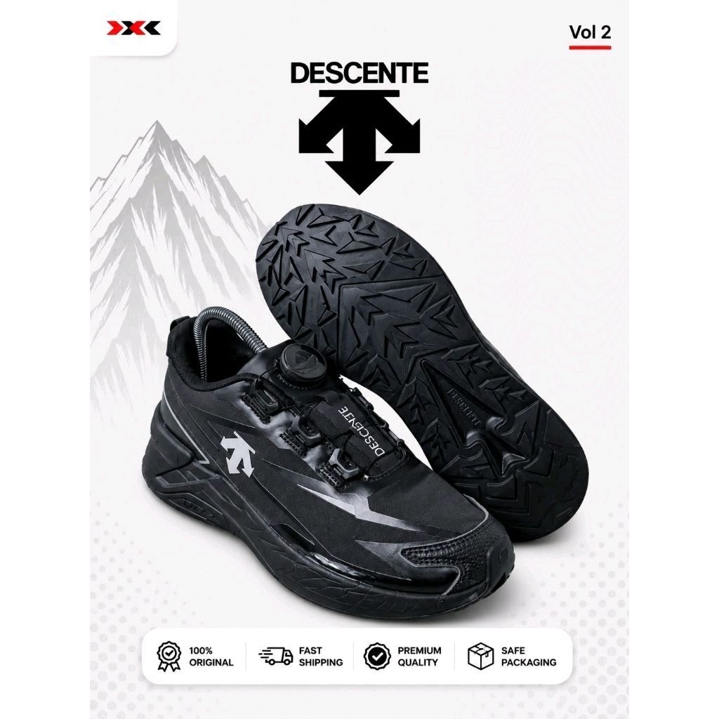 Sepatu Outdoor Descente FuTech Vol 1 BOA System Trail Run