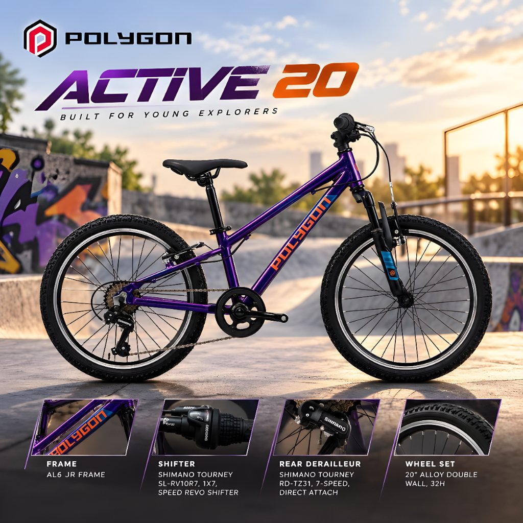 Sepeda MTB Polygon Active20 20 inch