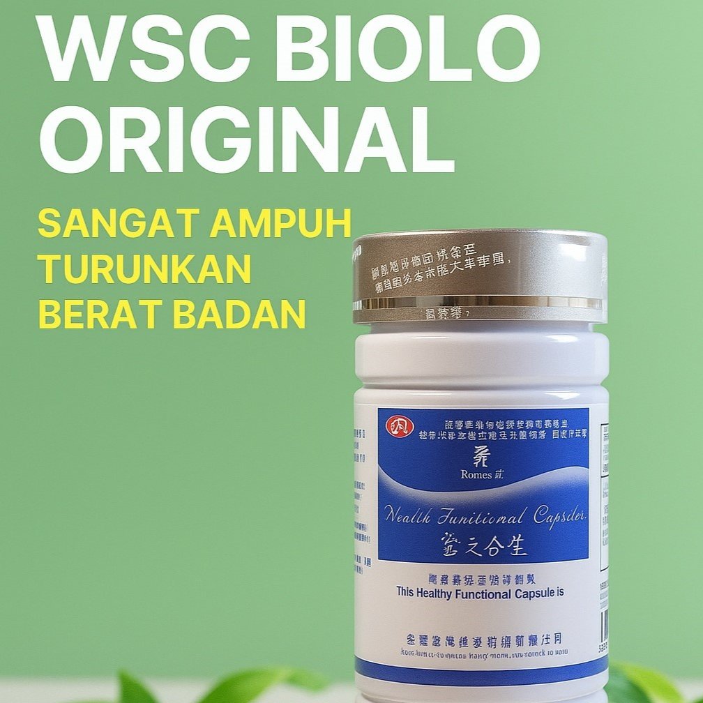 WSC biolo 60 kapsul obat pelangsing badan penurun berat badan herbal ASLI ORIGINAL AMPUH MANJUR