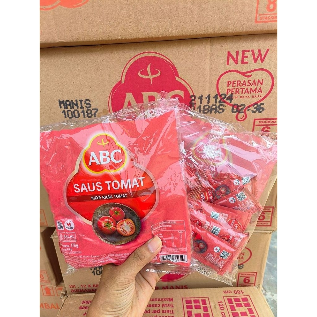 ABC Sambal Asli 18gr 300 Sachet Rasa Pedas (ECER)