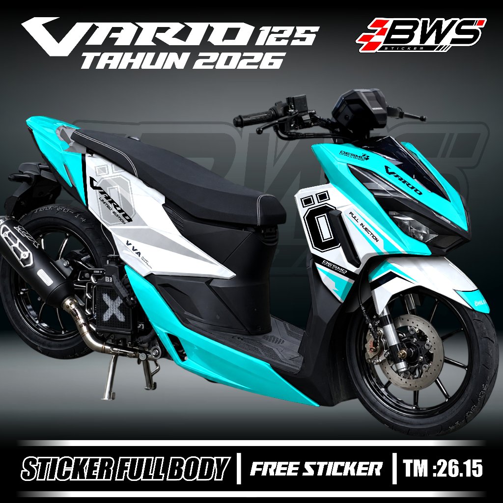Terbaru Sticker Full Body Honda Vario 125 Street Tahun 2025 2026 Sticker Full Body Honda Vario 125 S