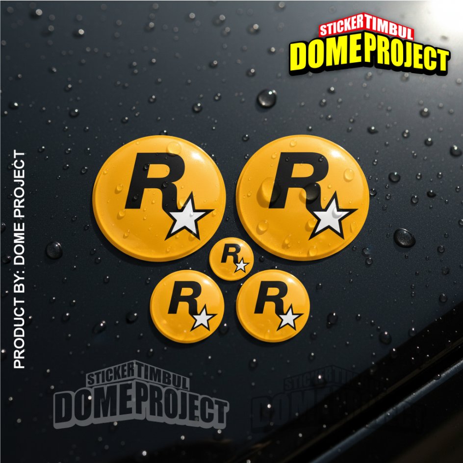 ROCKSTAR STIKER EMBLEM NMAX DAN AEROX STIKER NMAX LEXI STIKER MOTOR NMAX 1 SET MURAH