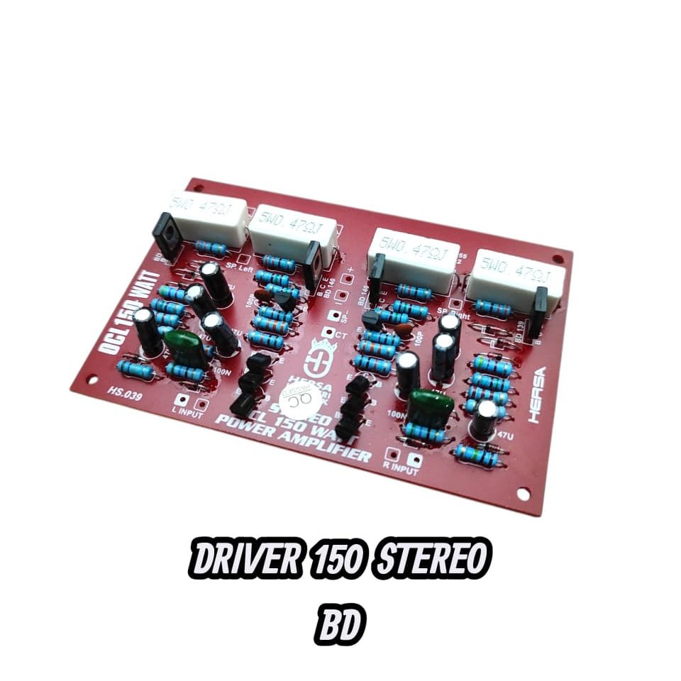 Driver 150 Stereo BD Kit Driver Power Amplifier Audio