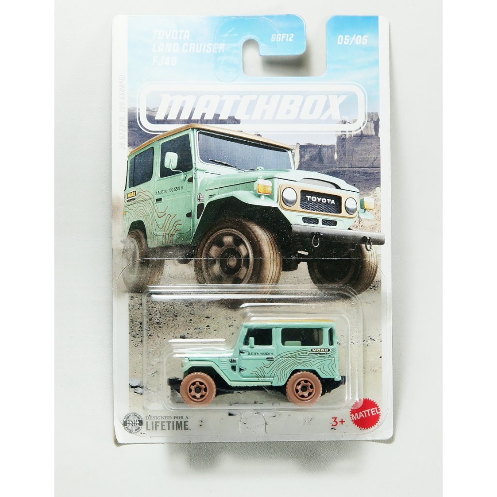 Matchbox Toyota Land Cruiser FJ40 Hardtop MBX Rally - Hijau Tosca