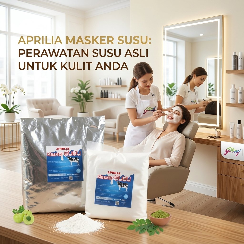 Masker wajah dan  badan bubuk Bengkoang & susu 1kg aprilia