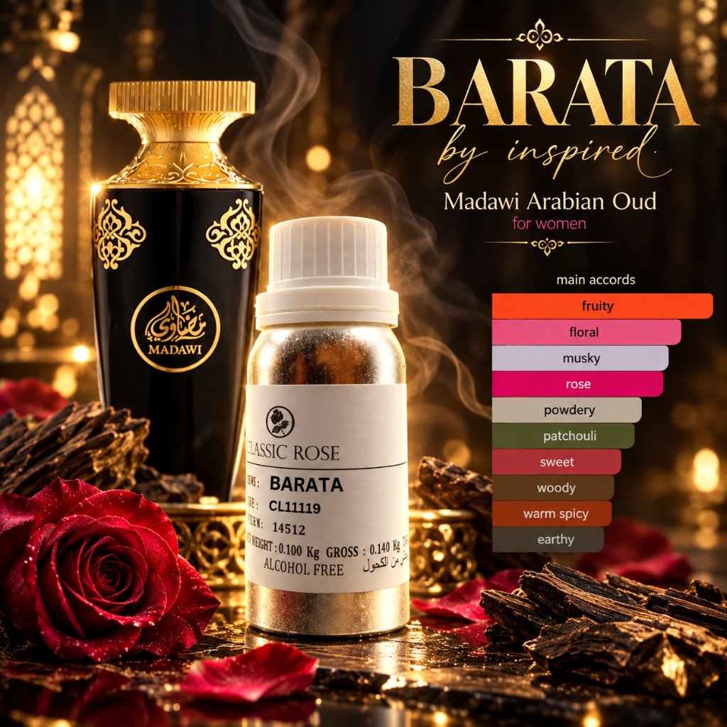 BIBIT PARFUM. BIBIT PARFUM MADAWY. BARATA. BIBIT PARFUM 100ML. CLASSIC ROSE.