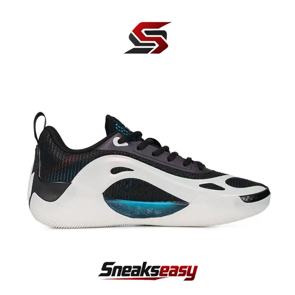 Sneakseasy - Sepatu Peak Andrew Wiggins AW 4 Black White Men's Basketball Sport Shoes Sepatu Olahrag