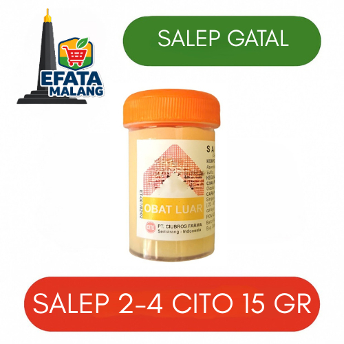 SALEP 24 Cito 15 gr | OBAT SALEP SULFUR BELERANG BPOM UNTUK KADAS KURAP EXIM JAMUR