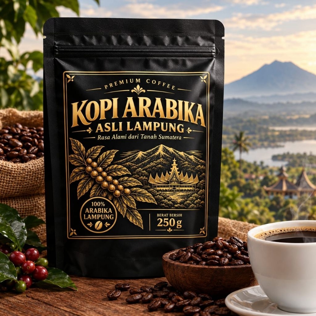 Kopi Arabika & Robusta Asli Lampung Original Tanpa Campuran