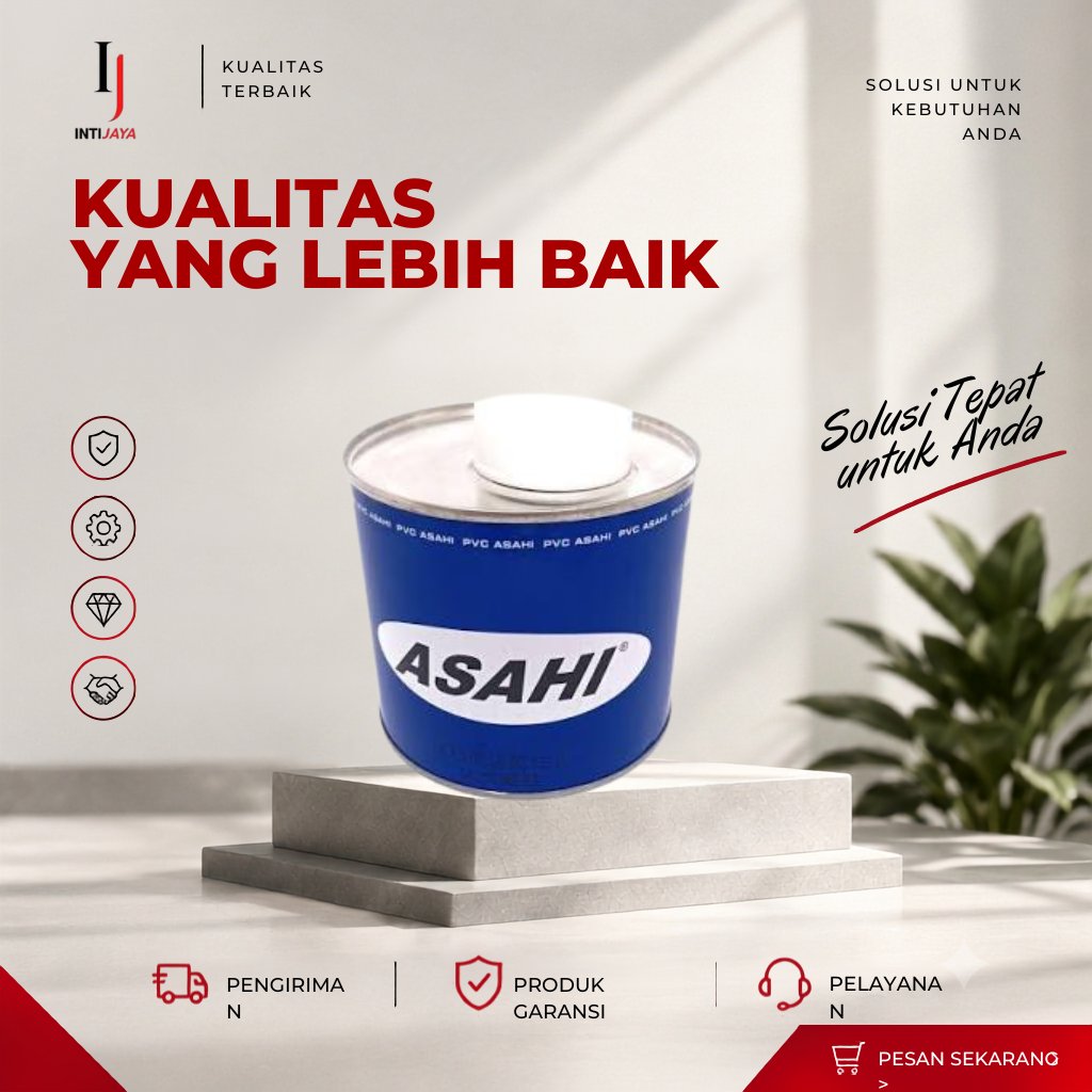 Lem PVC ASAHI 400 Gram / Lem PVC ASAHI Kaleng / Lem PVC Kaleng