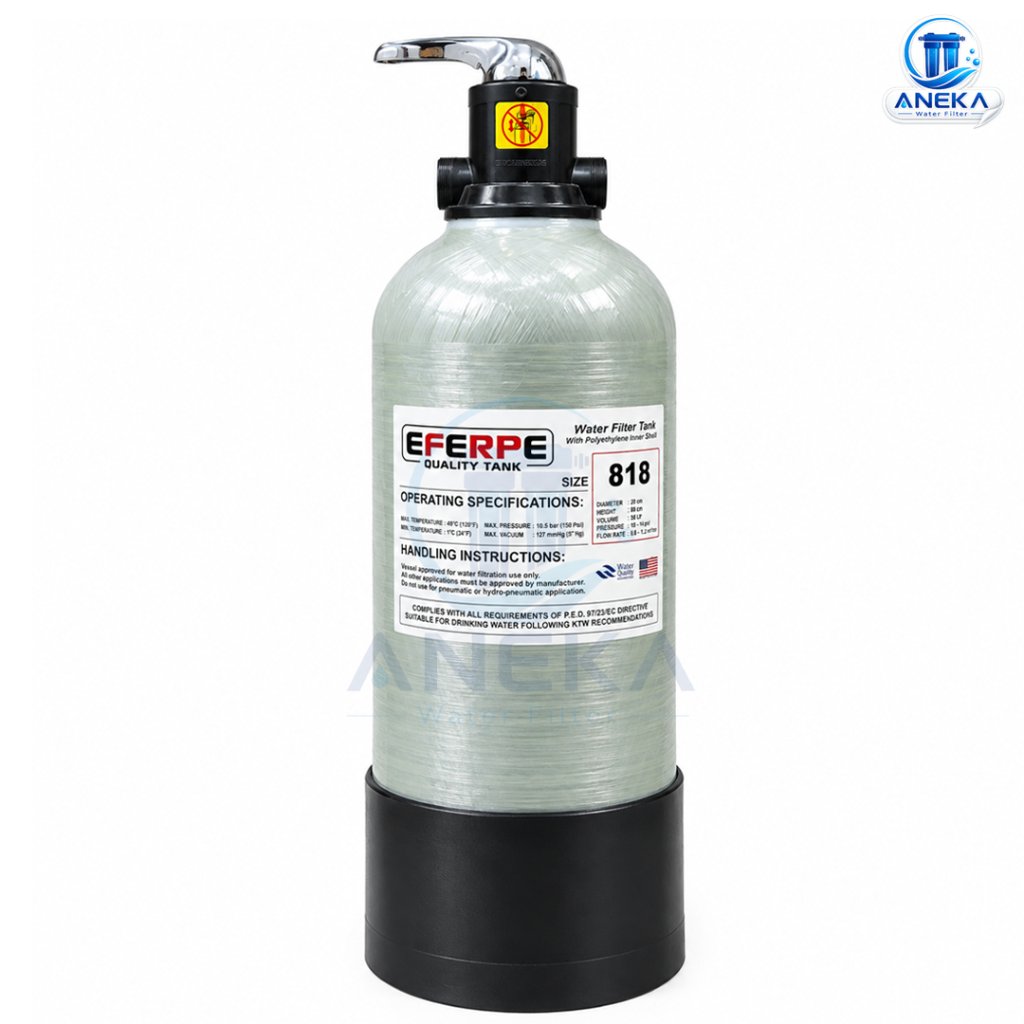 Filter Air Tabung EFERPE 818 - FRP Fiber Anti Karat