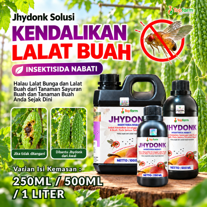 Obat Lalat Buah Topfarm / Obat Lalat Buah Pare Paling Ampuh / Obat Lalat Bunga Buah Pare / Obat Lala