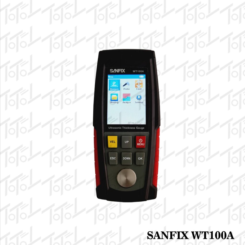 SANFIX Ultrasonic Thickness Gauge WT100A / Alat Ukur Ketebalan Material Gelombang Ultrasonik / Freku