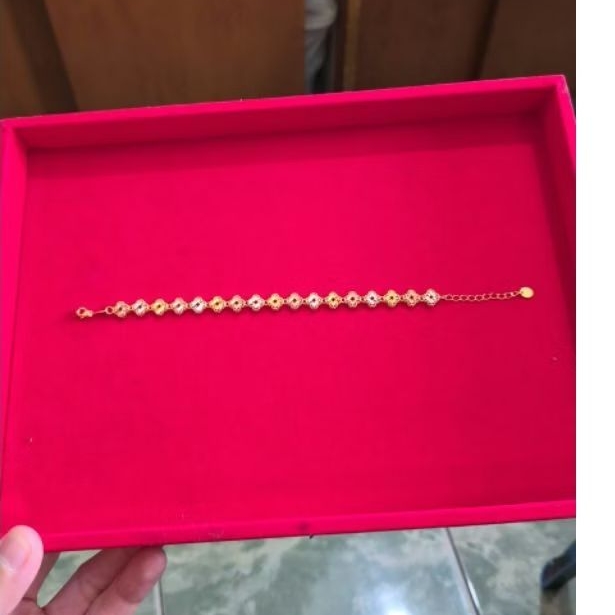 gelang tangan - emas asli kadar 700 - harga murah - model cantik