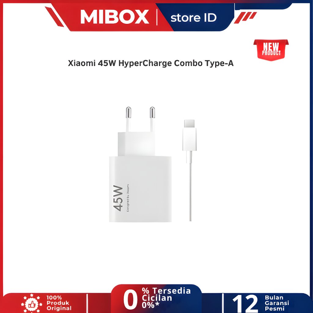 Charger Xiaomi 45W Original TURBO charging 100%