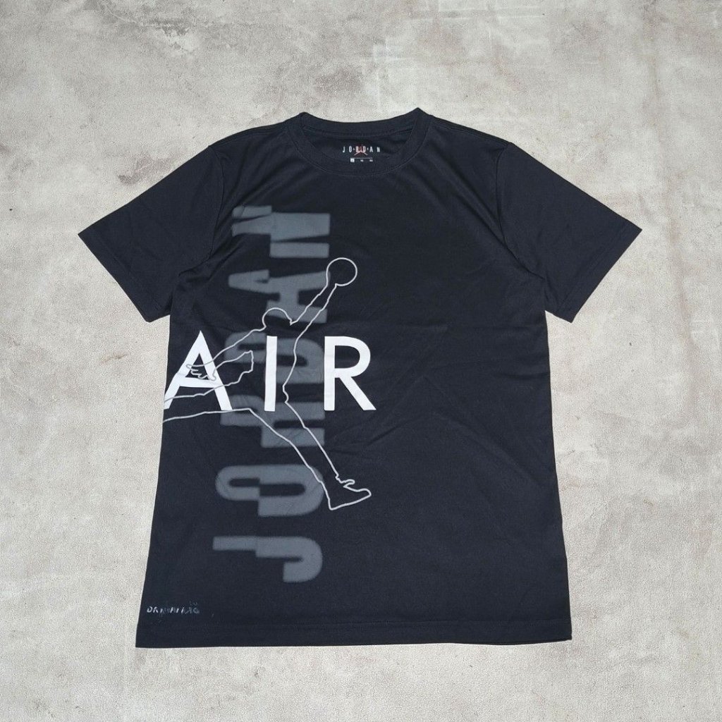 Kaos Air Jordan Hitam Preloved Ukuran M