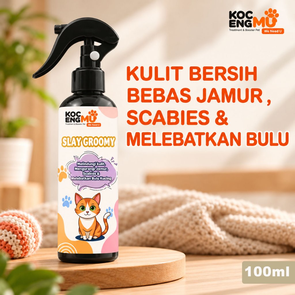 Obat Jamur Kucing Jamur Kucing Obat Jamur Kucing Spray Kocengmu (30ml