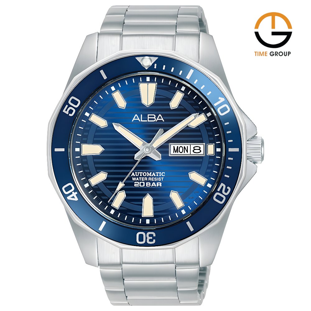 JAM TANGAN PRIA ALBA MECHANICAL AUTOMATIC AL4453 AL4453X1 ORI GARANSI