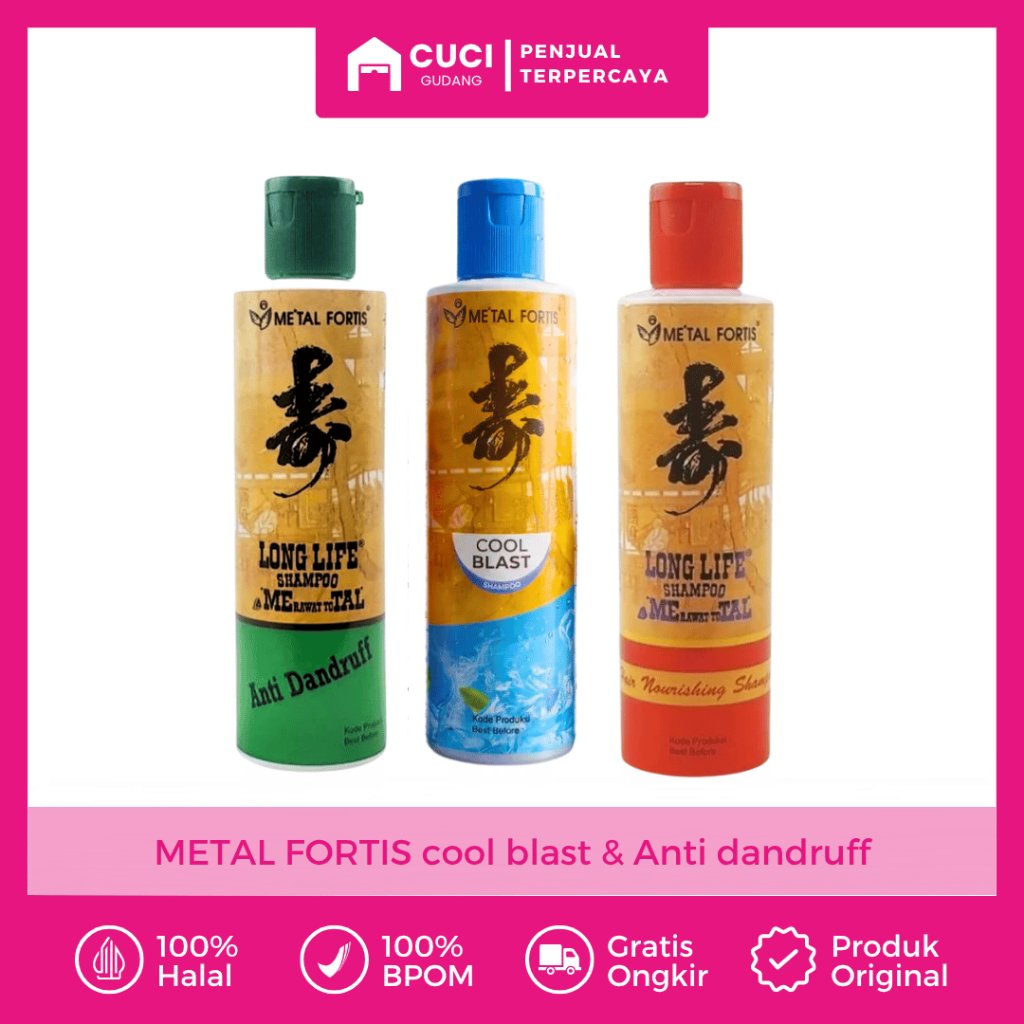 Shampo Pemanjang Rambut Tercepat - Sampo Metal Pemanjang Pelebat Penebal Penumbuh Rambut Tercepat Pa