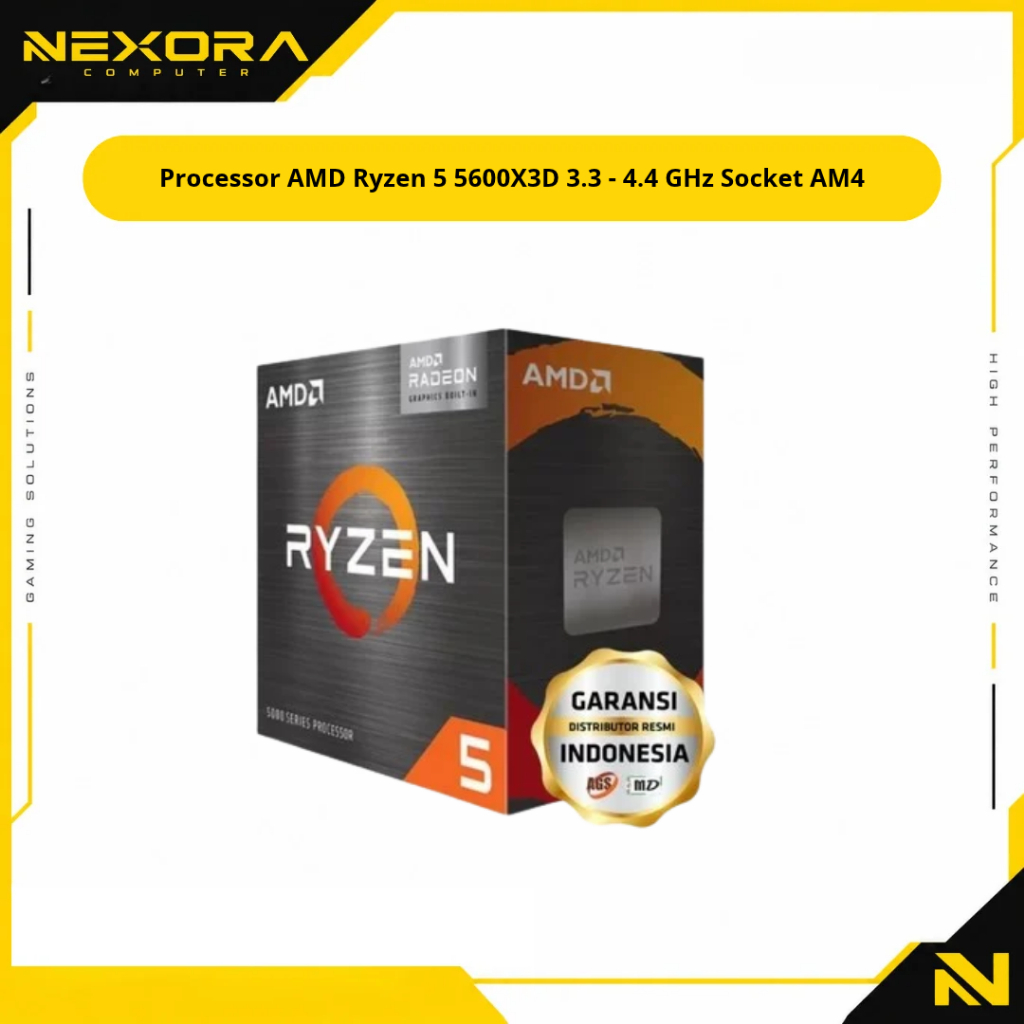 Processor AMD Ryzen 5 5600X3D 3.3 - 4.4 GHz Socket AM4