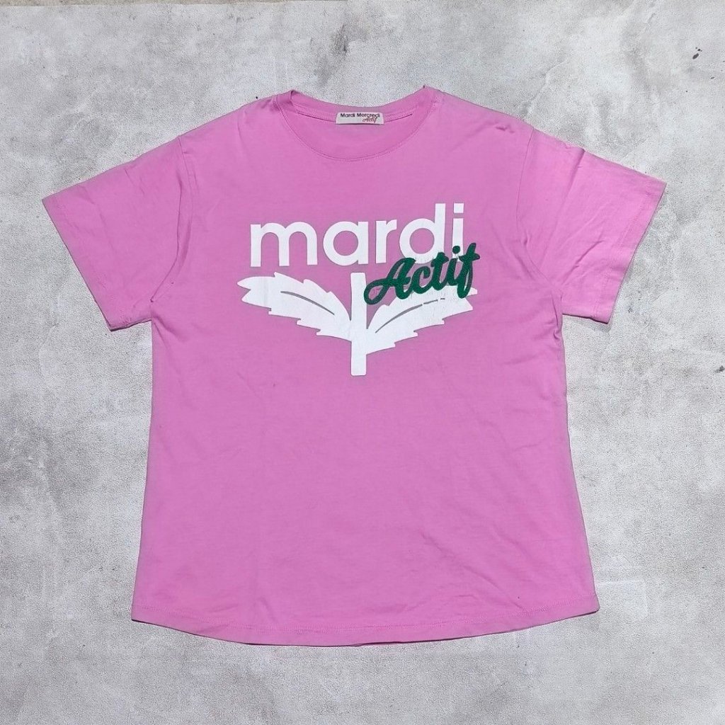 Kaos Mardi Preloved Ukuran M fit L