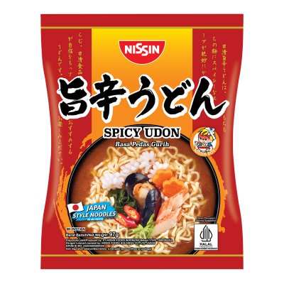 Nissin Mi Udon Kuah Rasa Pedas Gurih 97 g
