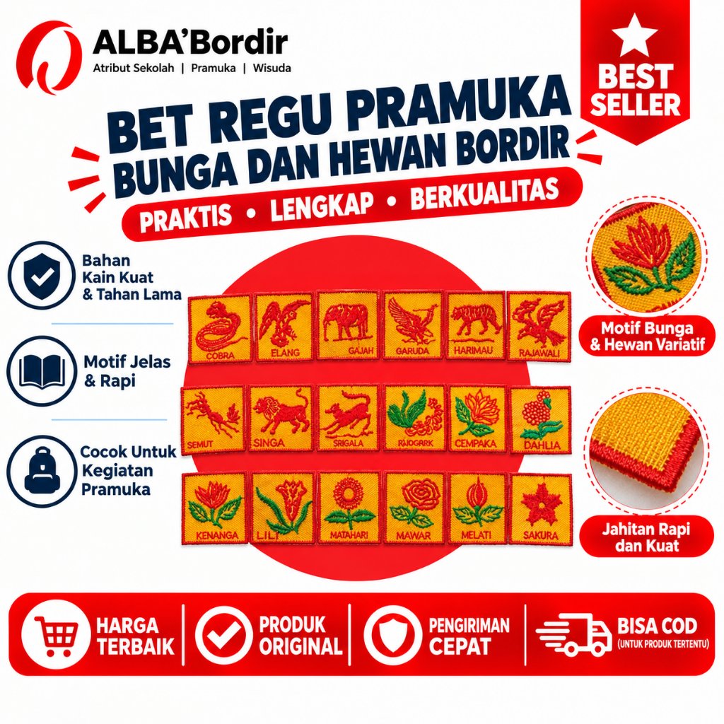 Bet Regu Pramuka Hewan dan Bunga