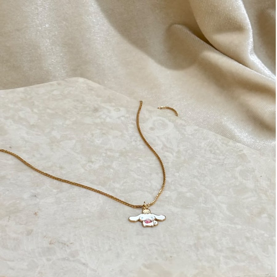 Kalung Emas Cinammoroll Sanrio Emas Putih Anak Kids 16k 70% 17k 75%
