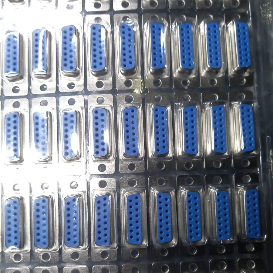 Db15 2 baris jack db15 soket db 15 cover db15