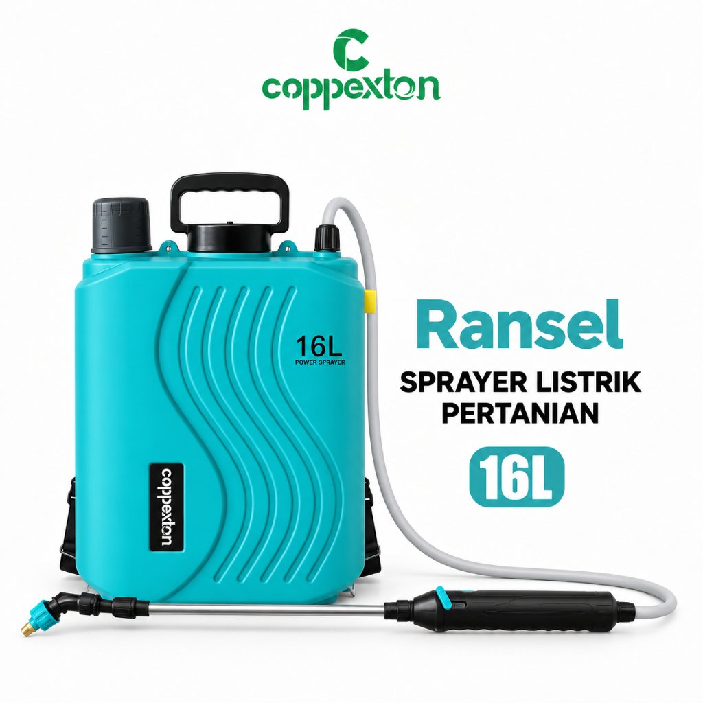 Coppexton Sprayer Listrik 16 Liter Semprot Pertanian Ransel Listrik  Alat Semprot Pertanian Tanaman 