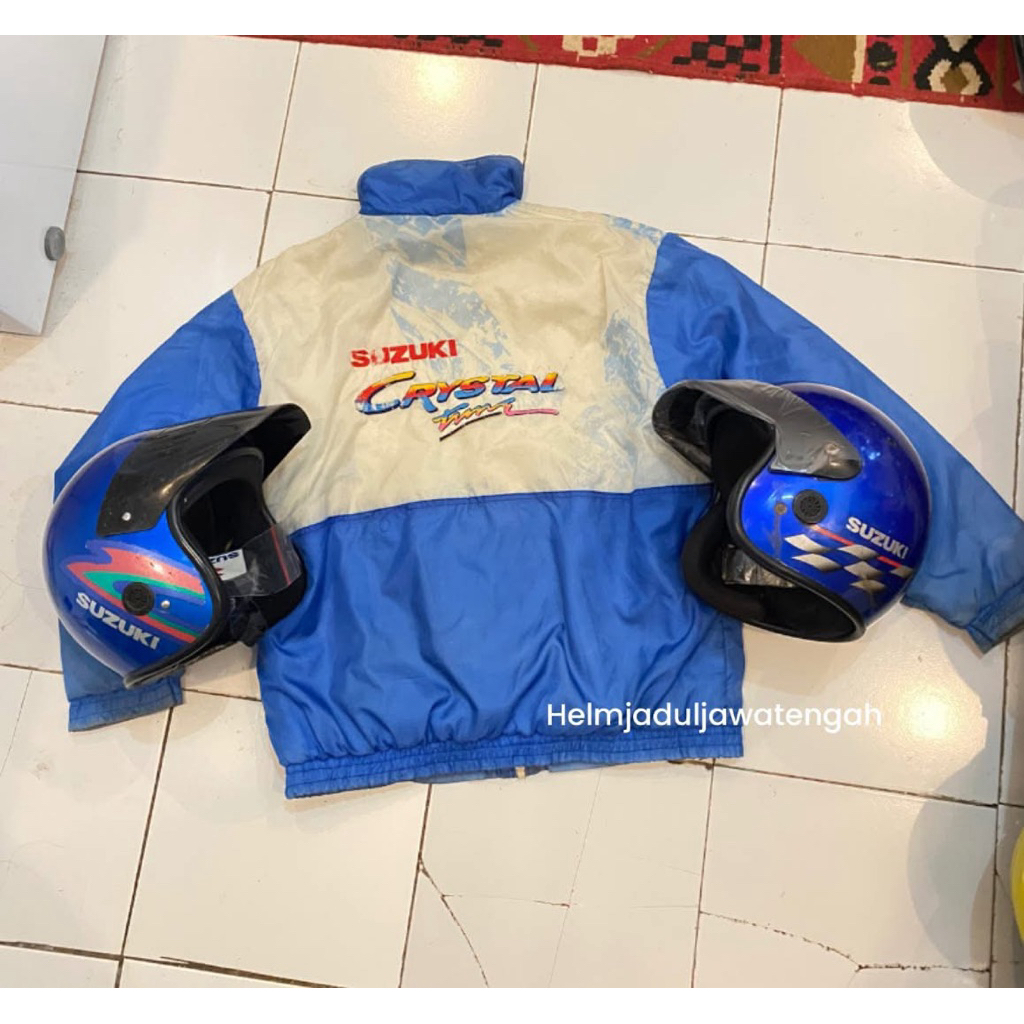 JAKET SUZUKI CRYSTAL TUNE ORIGINAL JADUL OFFICIAL DEALER SUZUKI HADIAH