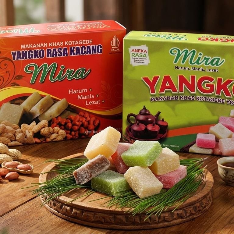 Yangko Mira Kuliner Cemilan Jajanan Pasar Legi khas Kotagede Mochi Jogja Yogyakarta