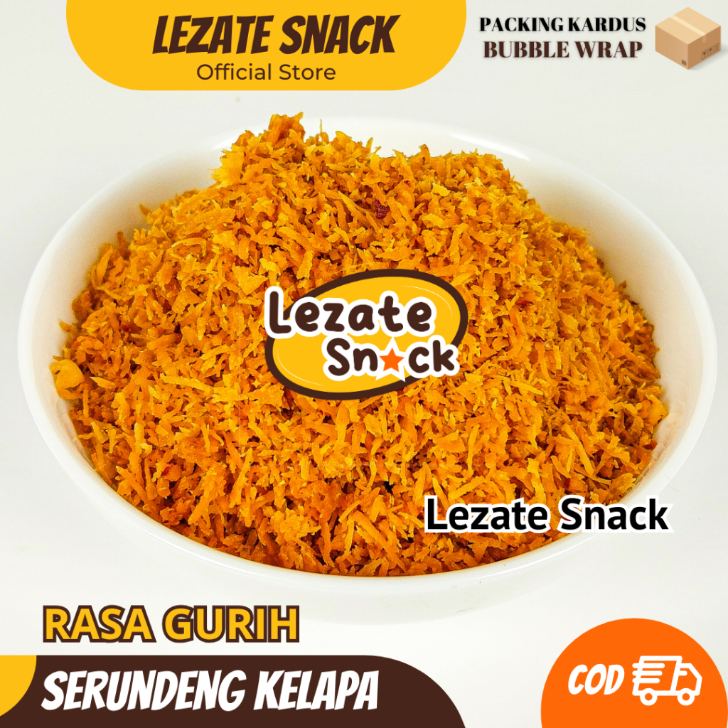 

Serundeng Kelapa Asli 120GR Murah Renyah Rasa Manis Pedas Khas Solo / Srundeng Kelapa Kering Gurih SAE Solo Menu Sarapan Lezate Snack WAP SHOP