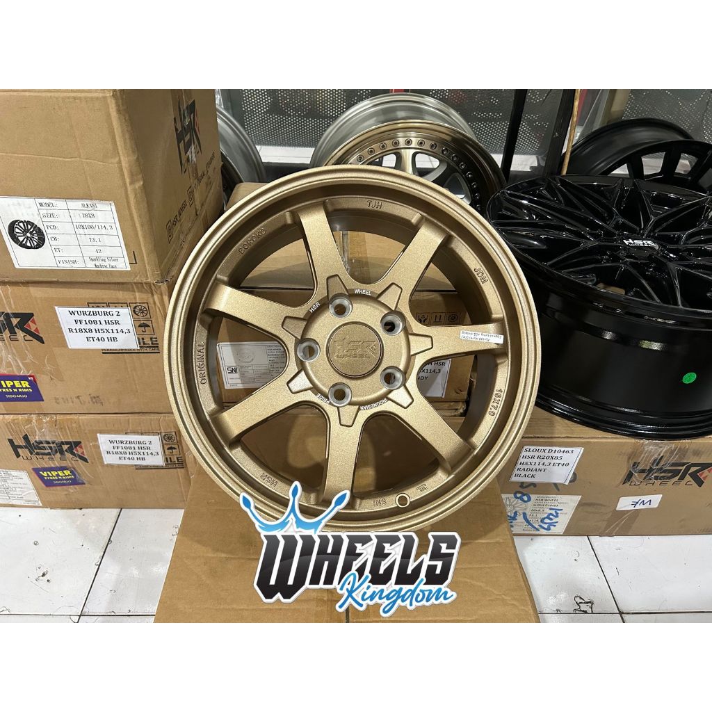 Velg r16 Velg JDM Model Te37 HSR Boroko TJH Ring 16 Pcd 5x114 Bronze Pnp Ertiga Xl7 Xpander