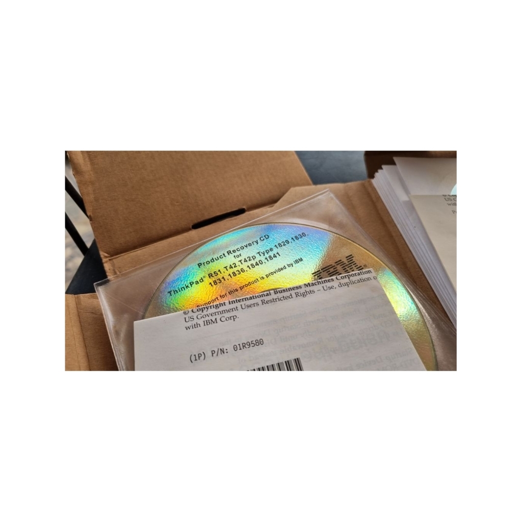 Thinkpad IBM Product Recovery CD