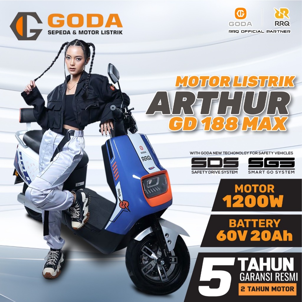 GODA 188 Max Arthur Sepeda Motor Listrik