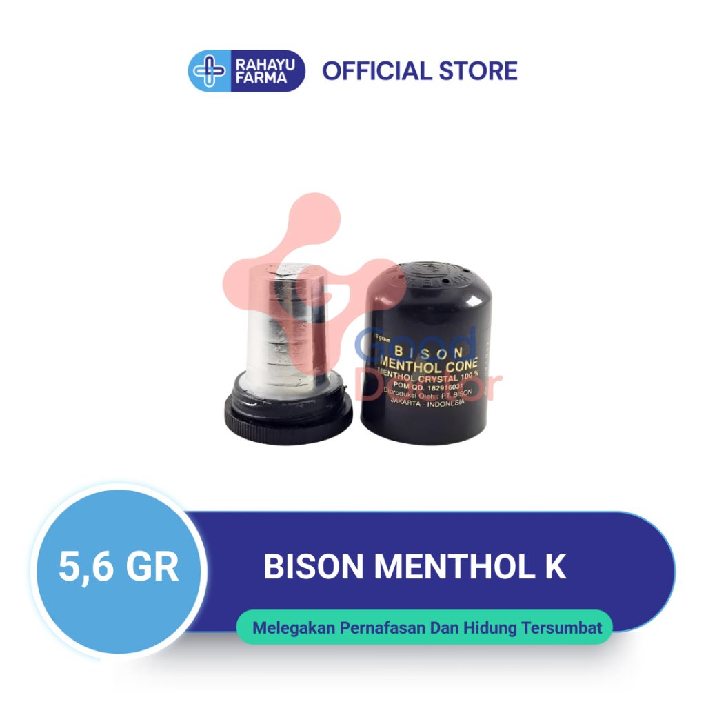 BISON MENTHOL K – Balsam Bison Menthol K, hangat untuk pegal & nyeri otot.
